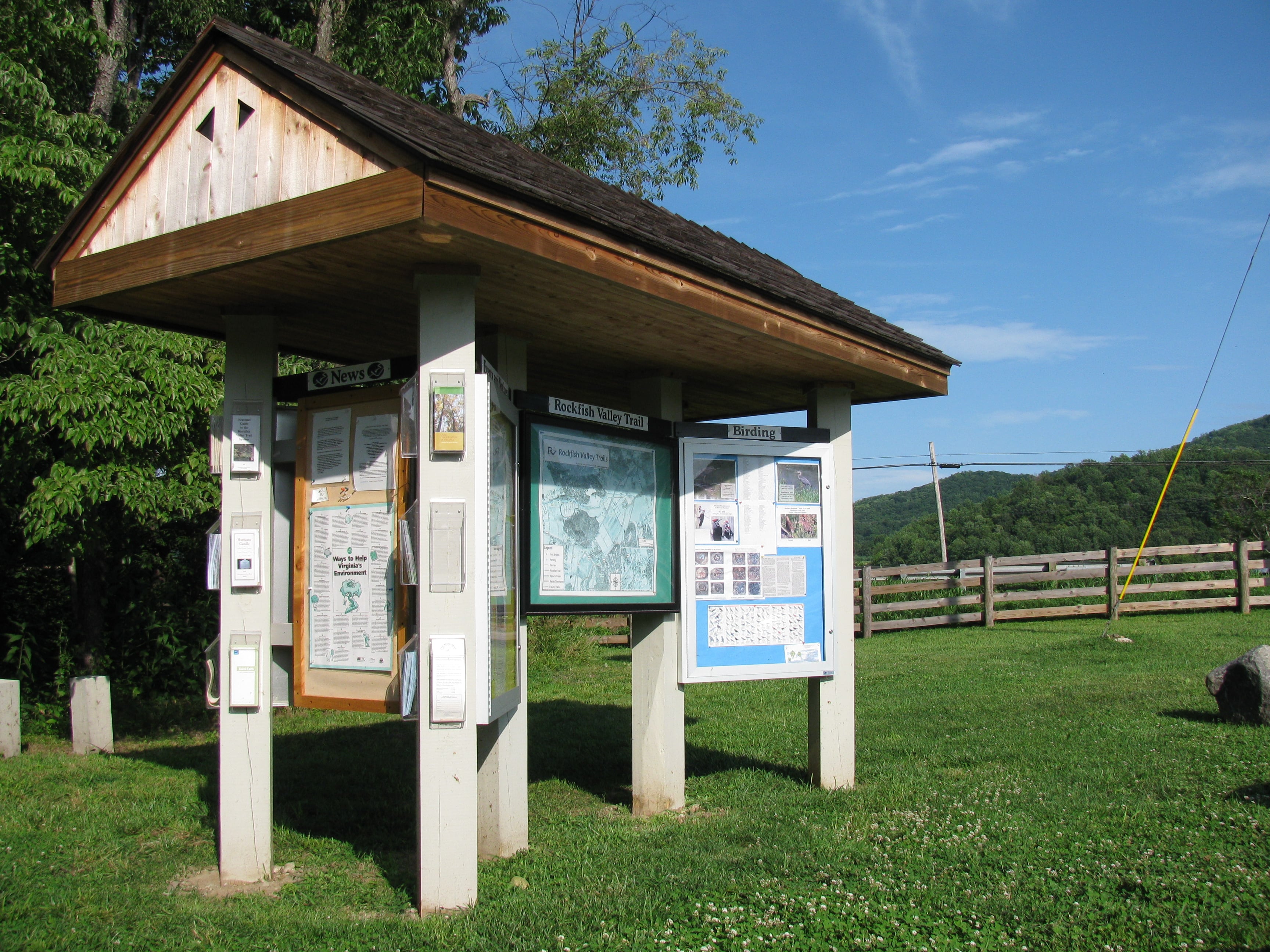 camille trailhead kiosk