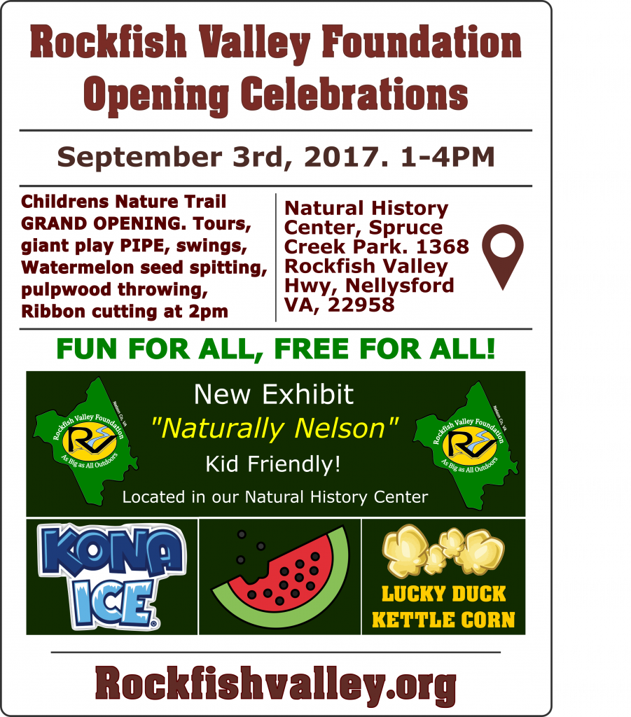 Opening celebrations at spruce creek park 1-4pm